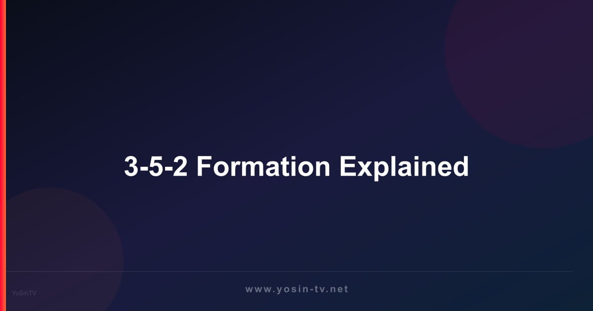 3-5-2 Formation Explained