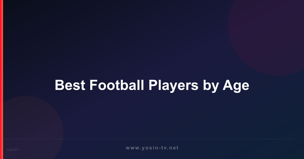 Best Football Players by Age