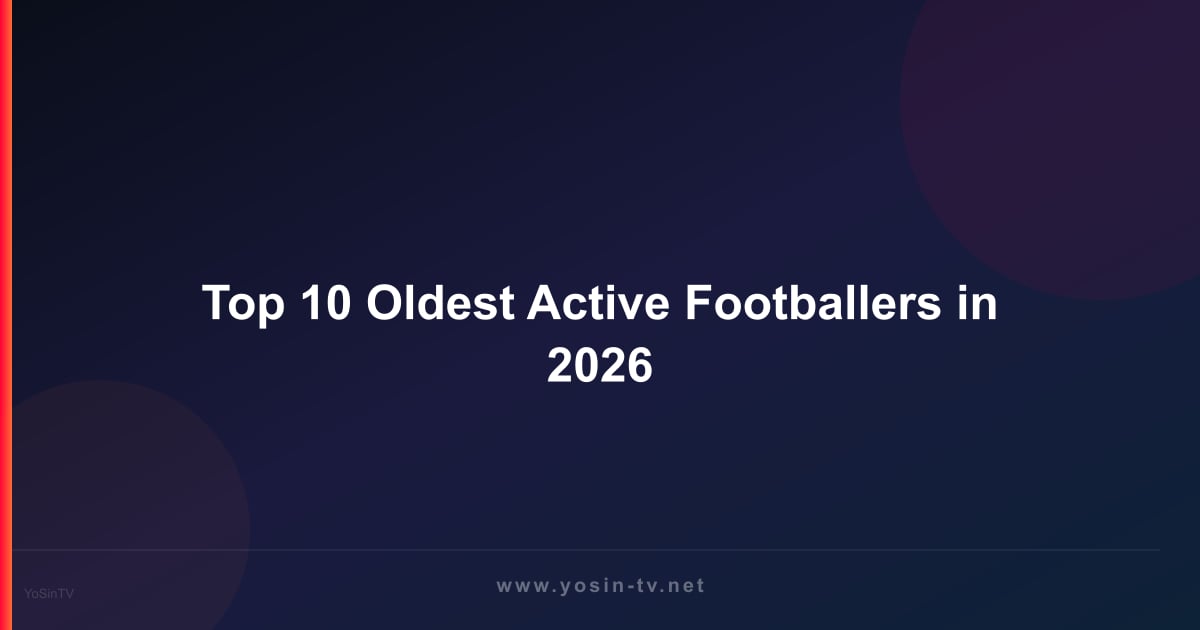 Top 10 Oldest Active Footballers in 2026
